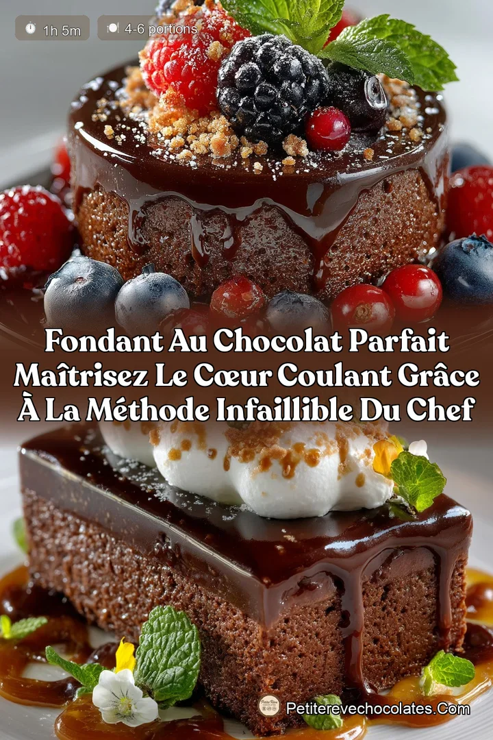 Fondant au Chocolat Parfait Ma&icirc;trisez le C&oelig;ur Coulant gr&acirc;ce &agrave; la m&eacute;thode infaillible du Chef