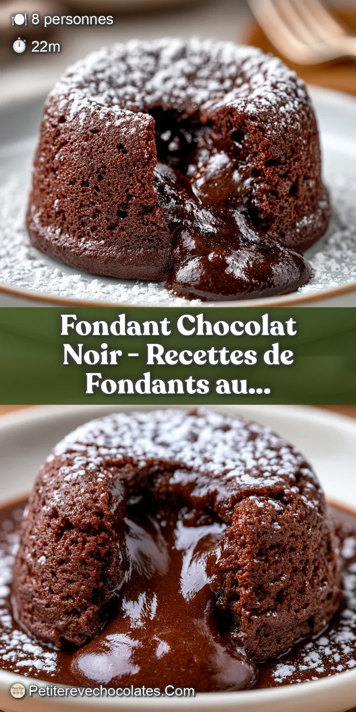 Gros plan sur un c&oelig;ur de chocolat liquide et brillant s'&eacute;coulant d'un biscuit sombre &agrave; la texture moelleuse et chaude.