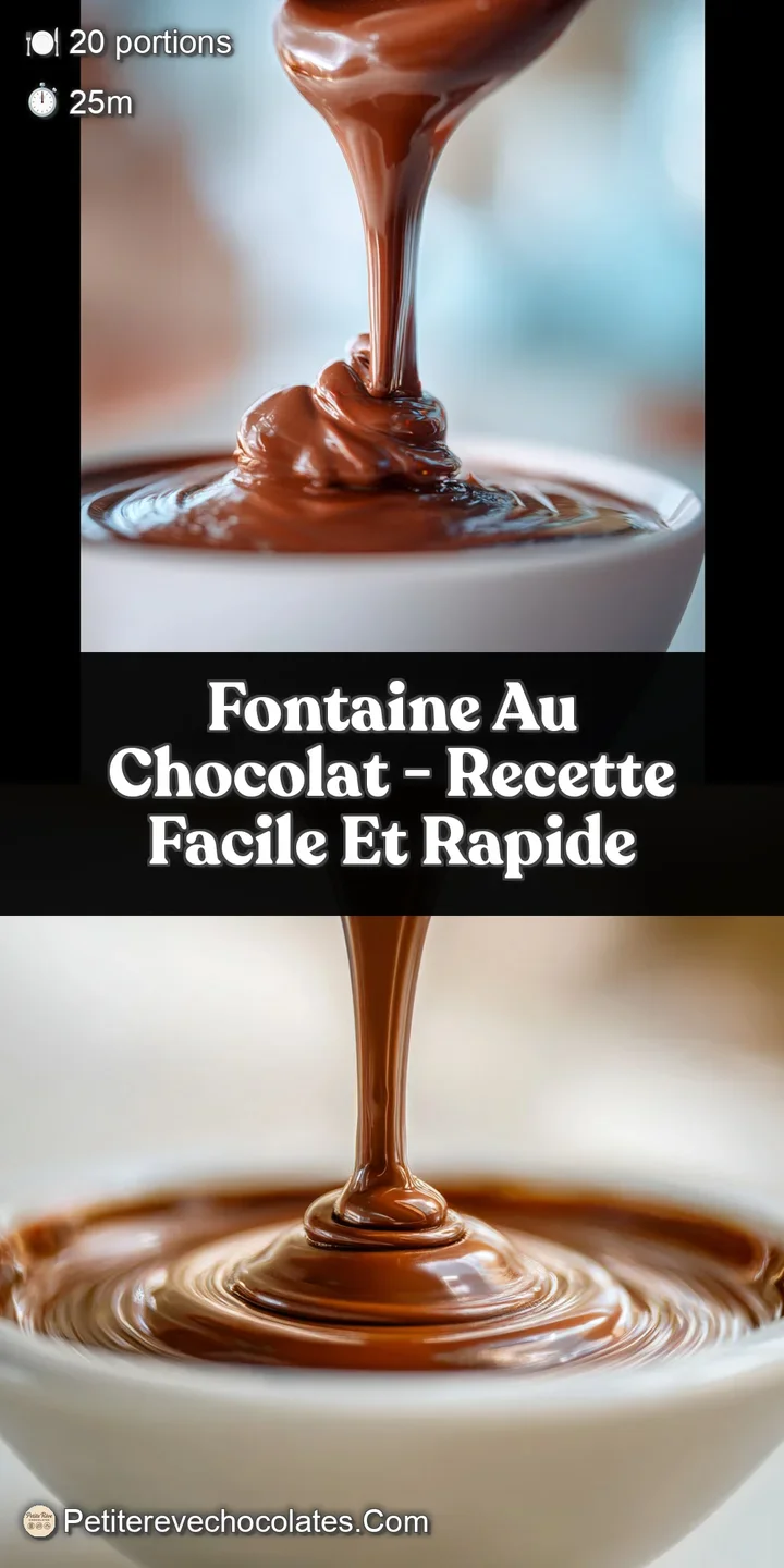 Close-up of luscious melted dark chocolate, its smooth surface glistening invitingly. Ready for dipping and drizzling with...