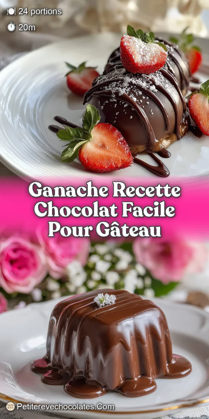 Silky, dark chocolate ganache close-up, reflecting light with a smooth texture, promising intense chocolate flavor and vel...