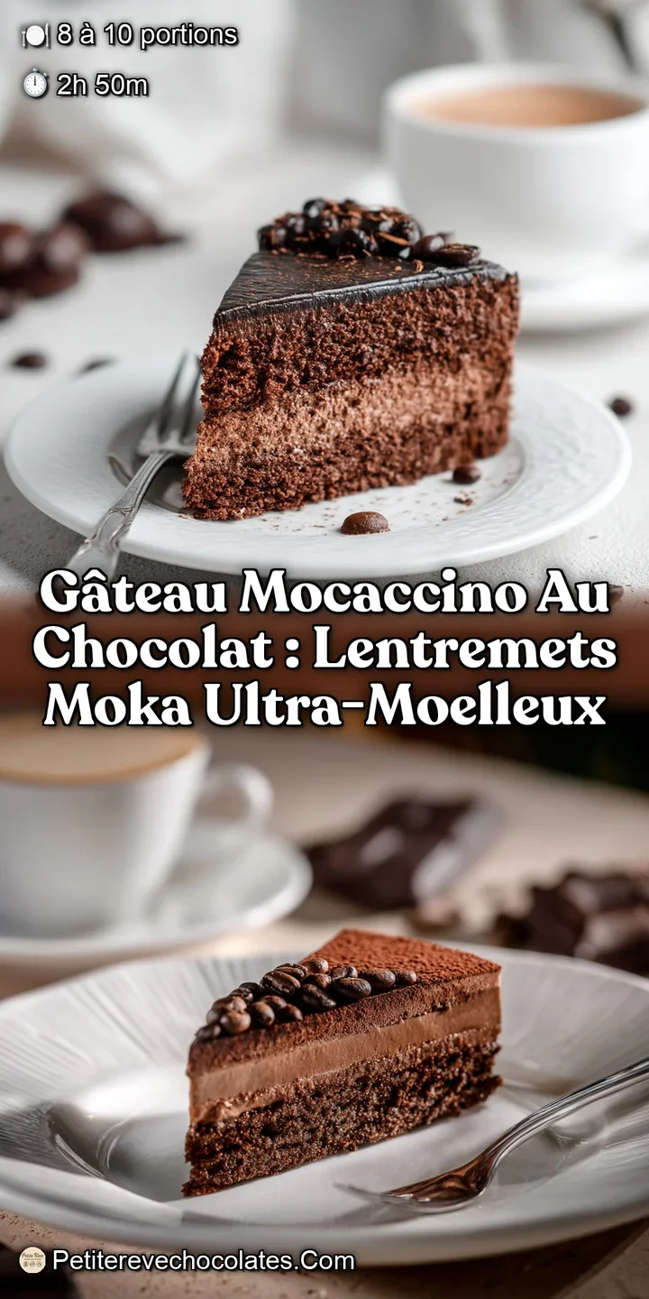 Gâteau Mocaccino au Chocolat : LEntremets Moka Ultra-Moelleux