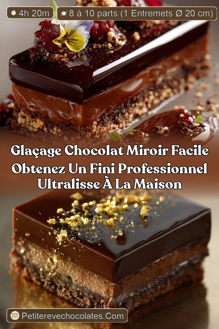 Gla&ccedil;age Chocolat Miroir Facile Obtenez un fini professionnel ultralisse &agrave; la maison