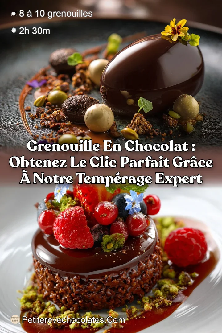 Grenouille en chocolat : Obtenez le clic parfait grâce à notre tempérage expert