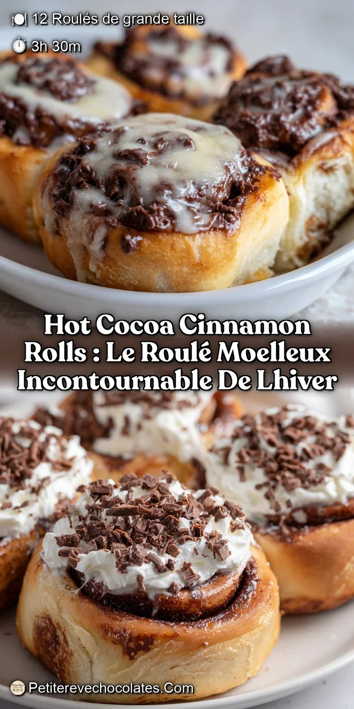 Hot Cocoa Cinnamon Rolls : Le Roul&eacute; Moelleux Incontournable de lHiver