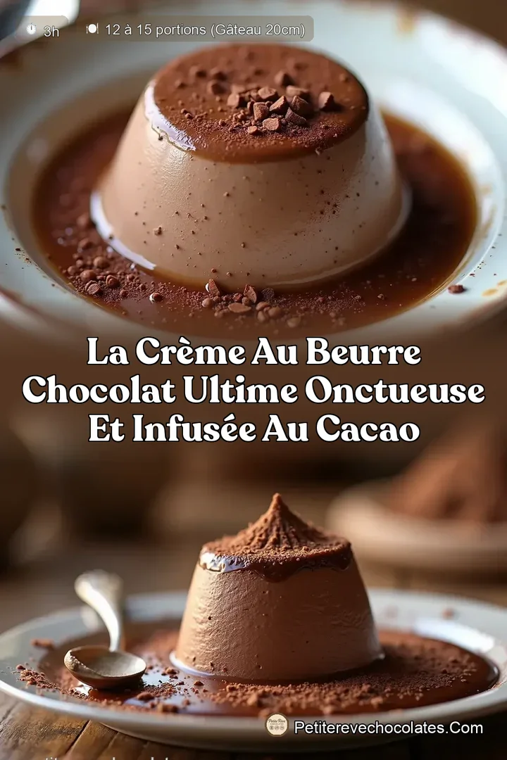 La Crème au Beurre Chocolat Ultime Onctueuse et Infusée au Cacao