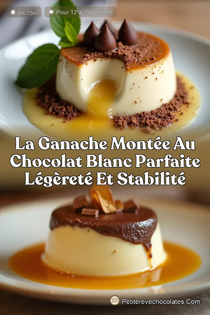 La Ganache Montée au Chocolat Blanc Parfaite Légèreté et Stabilité