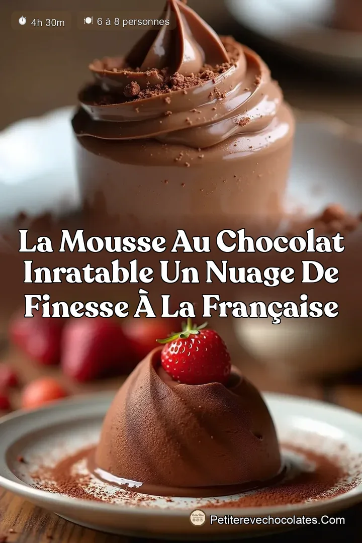 La Mousse au Chocolat Inratable Un Nuage de Finesse à la Française