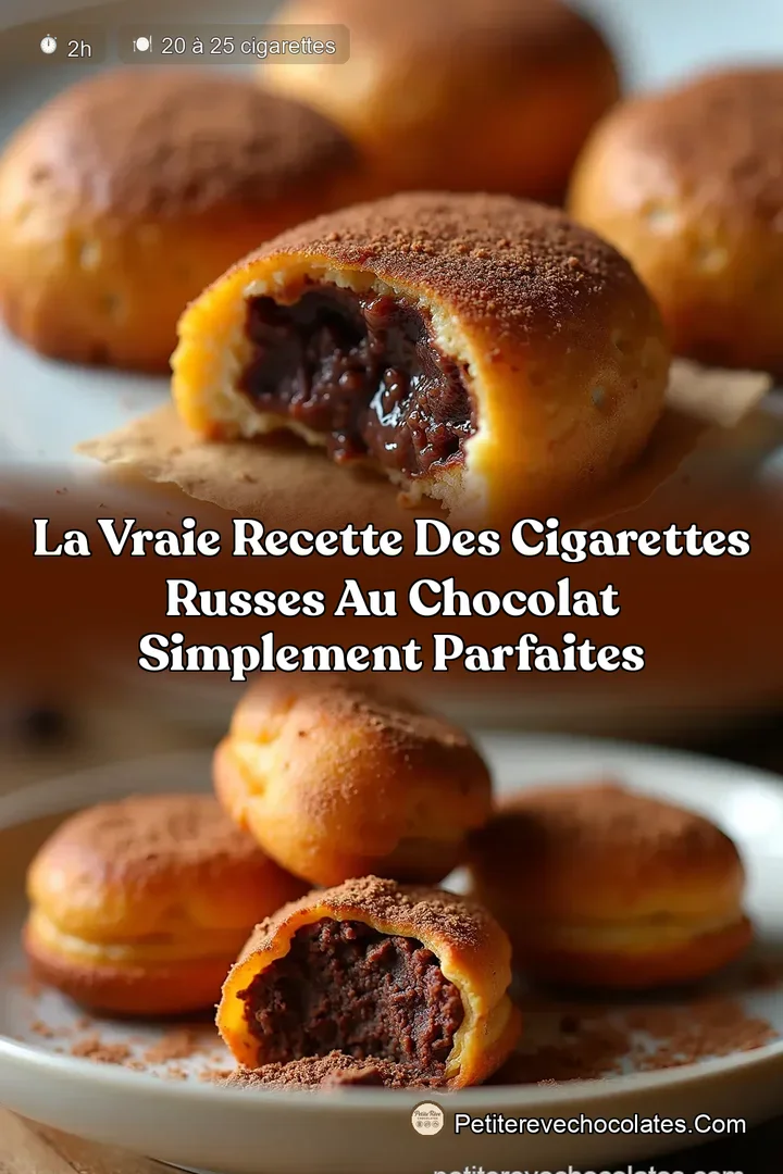 La Vraie Recette des Cigarettes Russes au Chocolat Simplement Parfaites