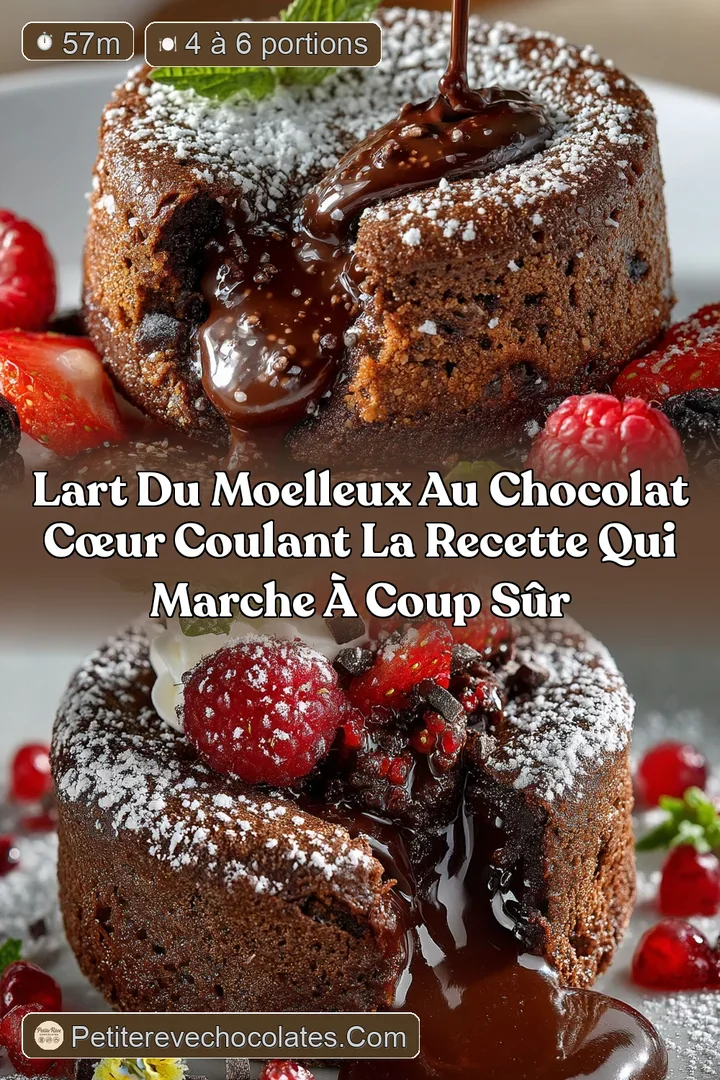 LArt du Moelleux au Chocolat Cœur Coulant La recette qui marche à coup sûr