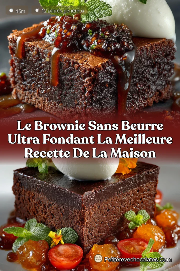 Le Brownie Sans Beurre Ultra Fondant La Meilleure Recette de la Maison