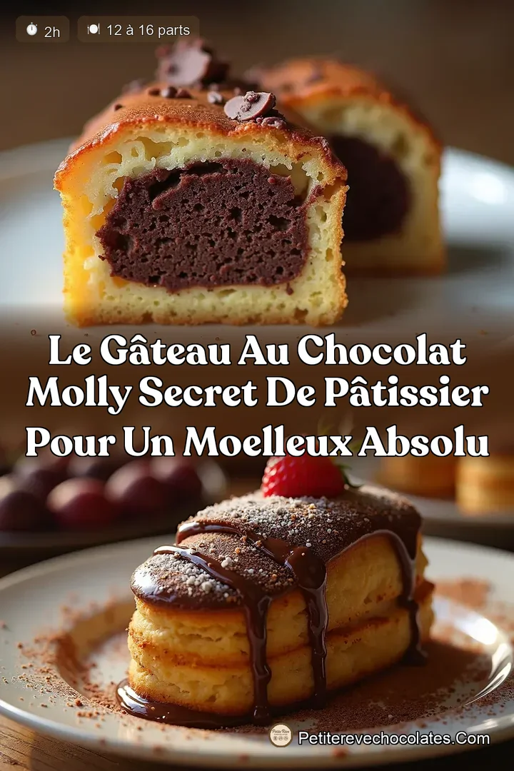 Le Gâteau au Chocolat Molly Secret de Pâtissier pour un Moelleux Absolu