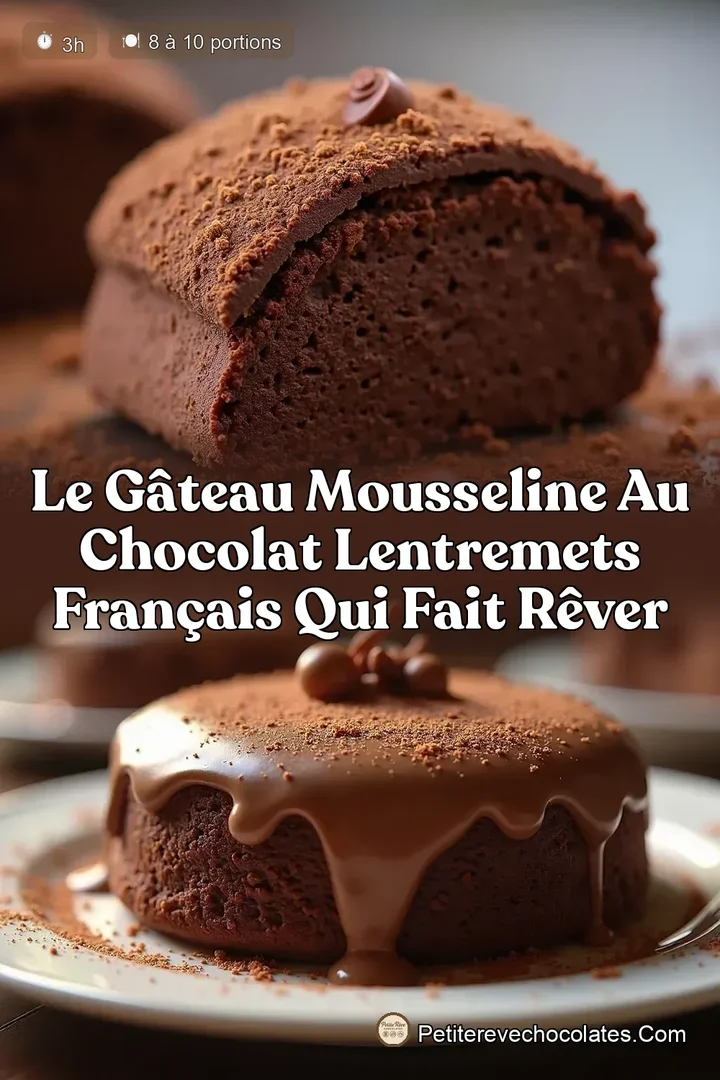 Le Gâteau Mousseline au Chocolat LEntremets Français qui Fait Rêver