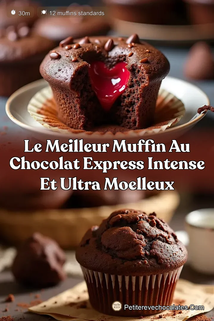 Le Meilleur Muffin au Chocolat Express Intense et Ultra Moelleux