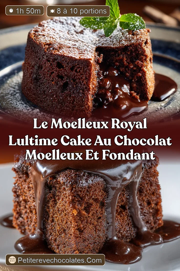 Le Moelleux Royal Lultime cake au chocolat moelleux et fondant