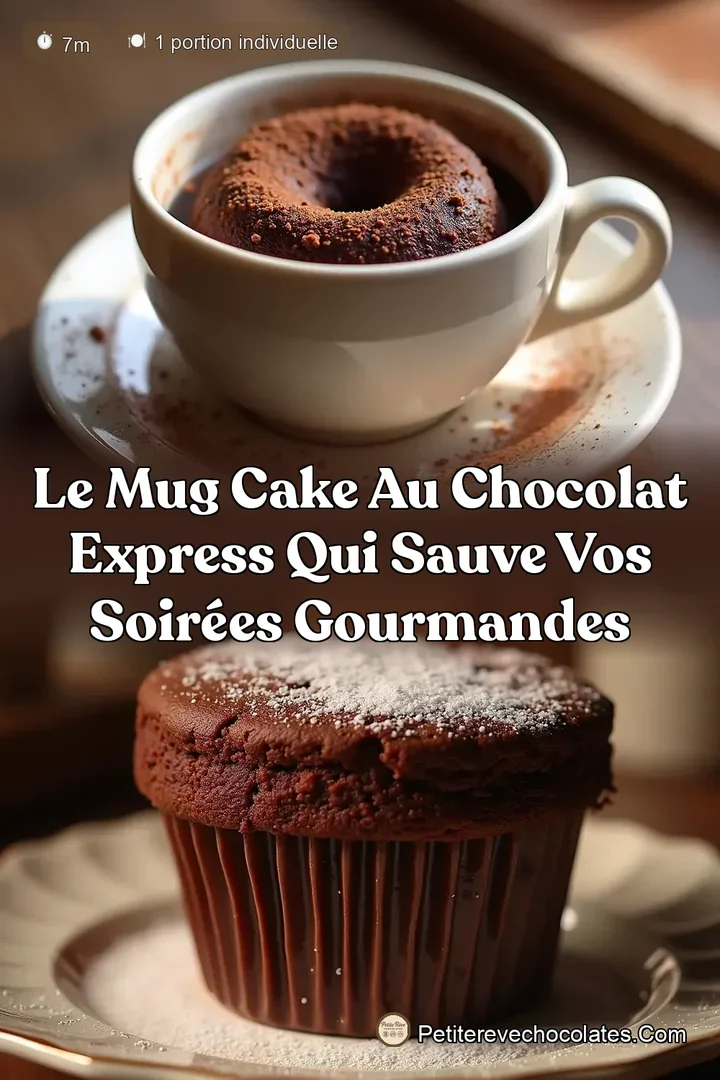 Le Mug Cake au Chocolat Express qui Sauve Vos Soirées Gourmandes