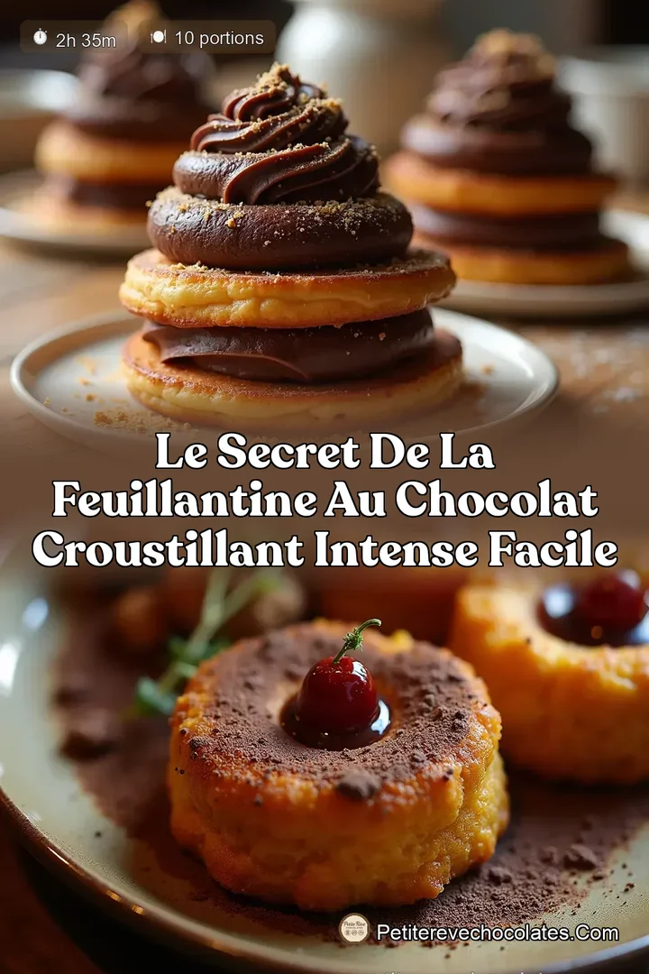 Le Secret de la Feuillantine au Chocolat Croustillant Intense Facile
