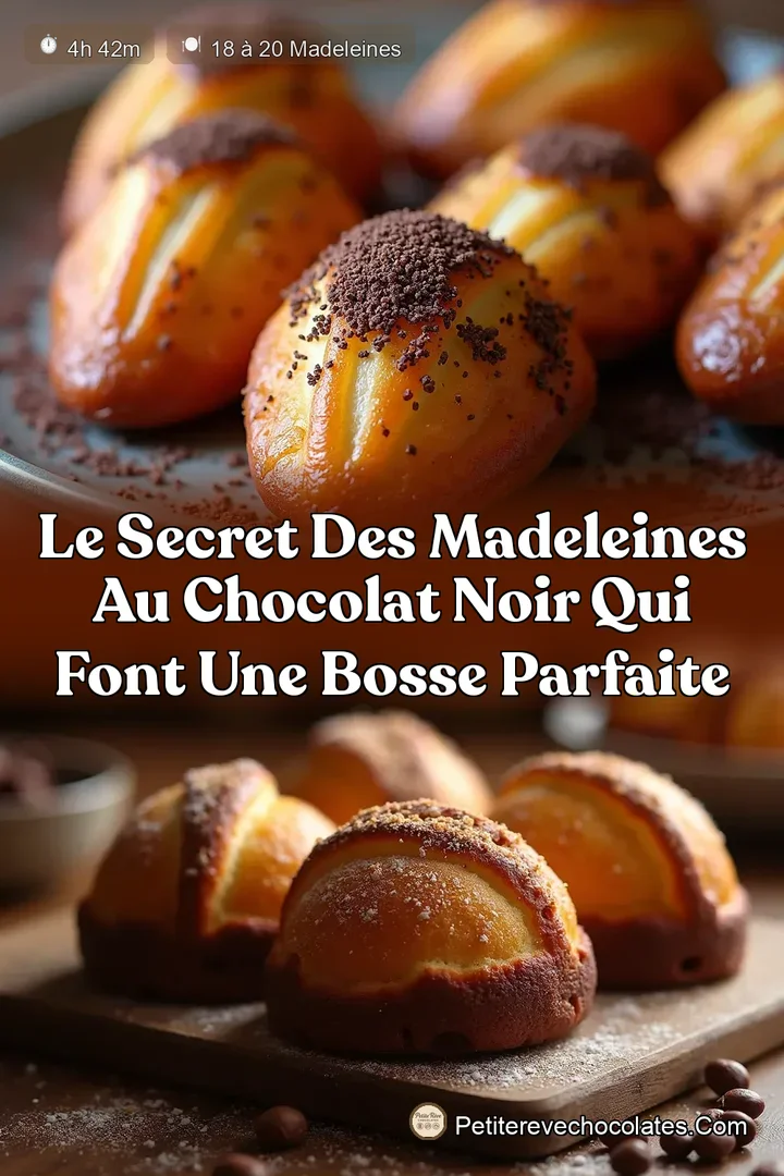 Le Secret des Madeleines au Chocolat Noir qui Font une Bosse Parfaite