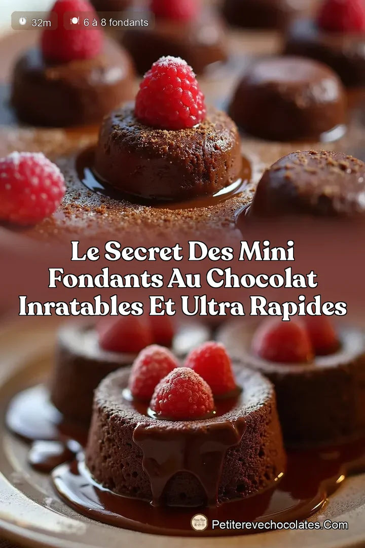 Le Secret des Mini Fondants au Chocolat Inratables et Ultra Rapides