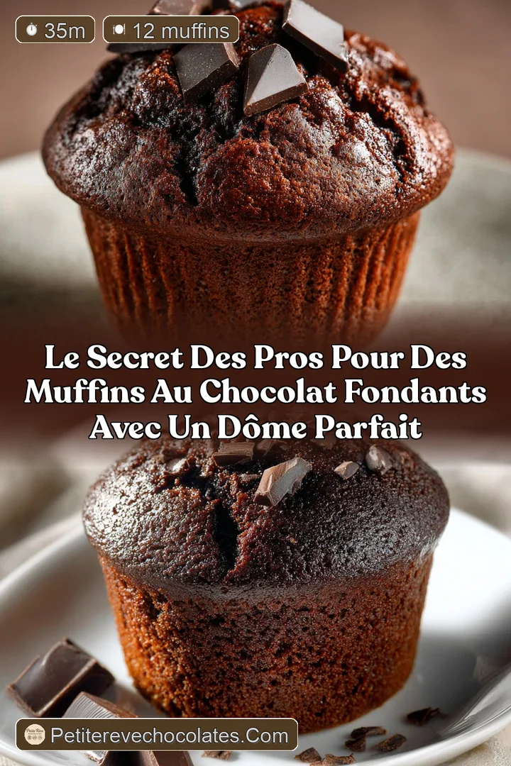 Le secret des pros pour des Muffins au chocolat fondants avec un dôme parfait