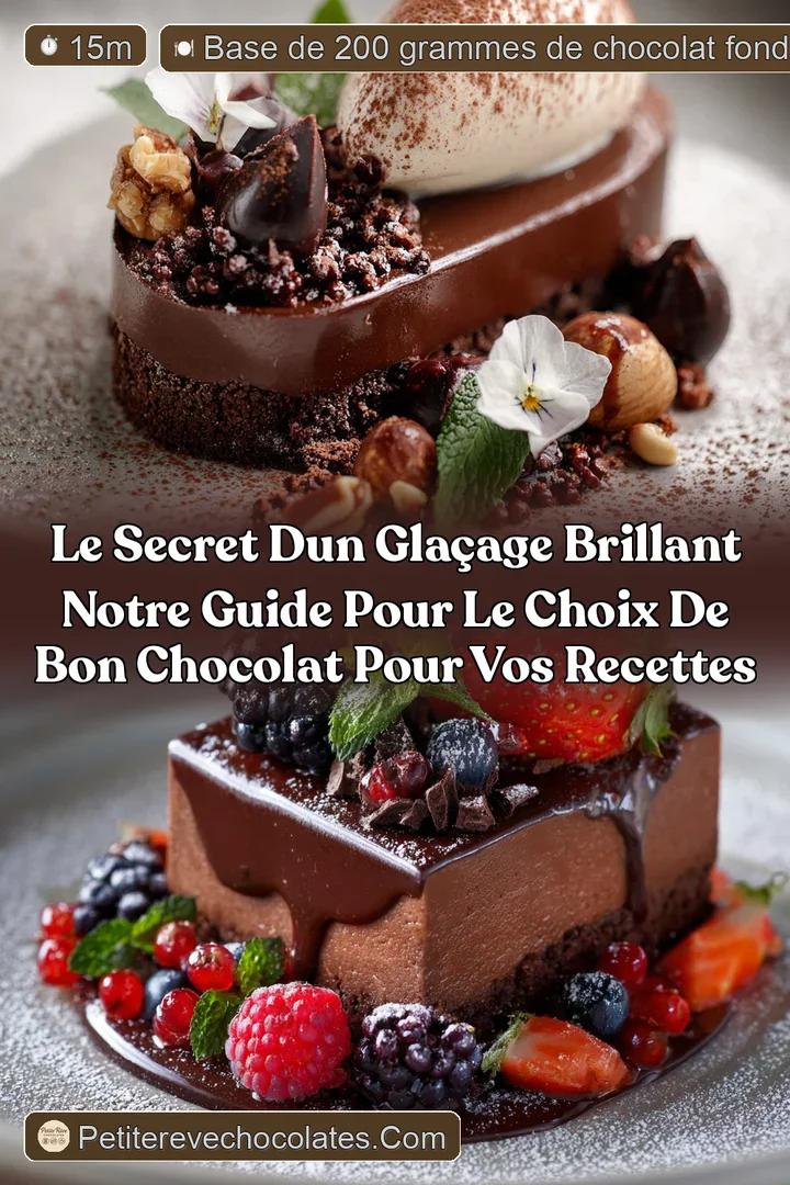 Le secret dun gla&ccedil;age brillant notre guide pour le Choix de Bon Chocolat pour vos Recettes