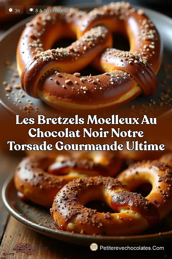 Les Bretzels Moelleux au Chocolat Noir Notre Torsade Gourmande Ultime