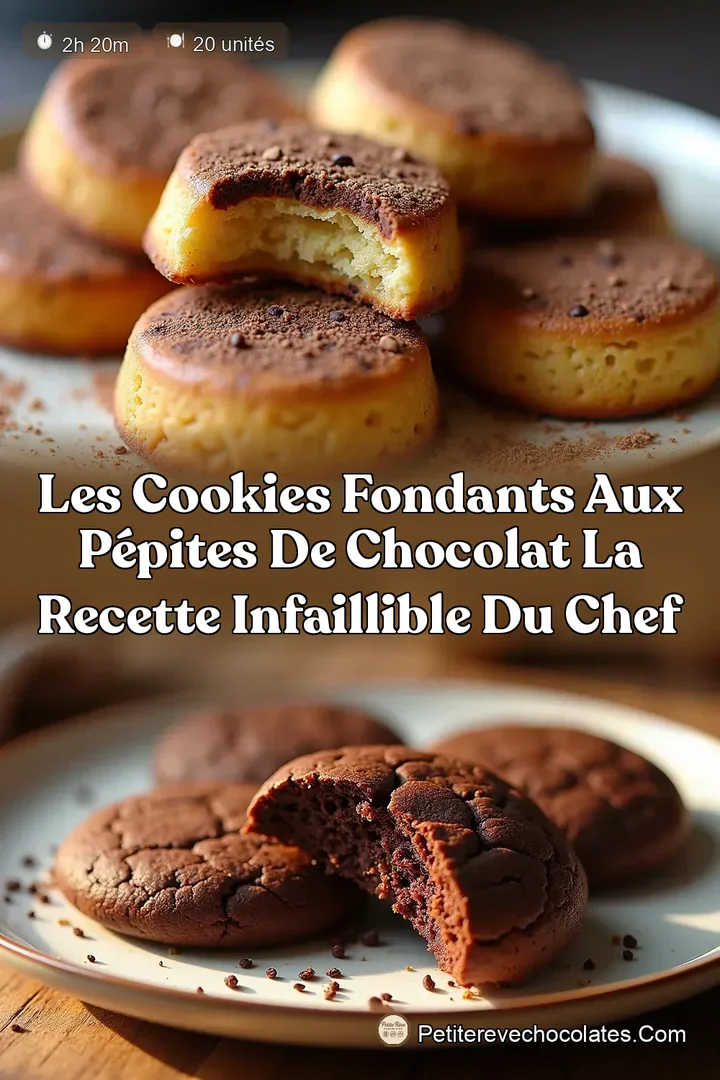 Les Cookies Fondants aux Pépites de Chocolat La Recette Infaillible du Chef