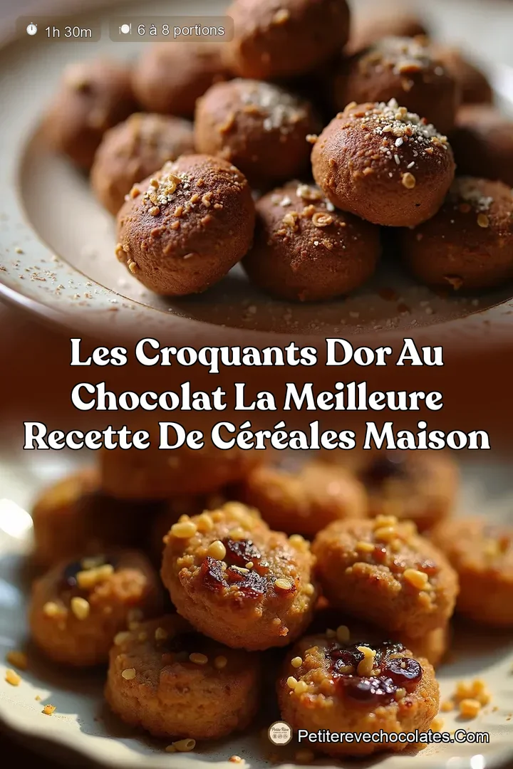 Les Croquants dOr au Chocolat La Meilleure Recette de Céréales Maison