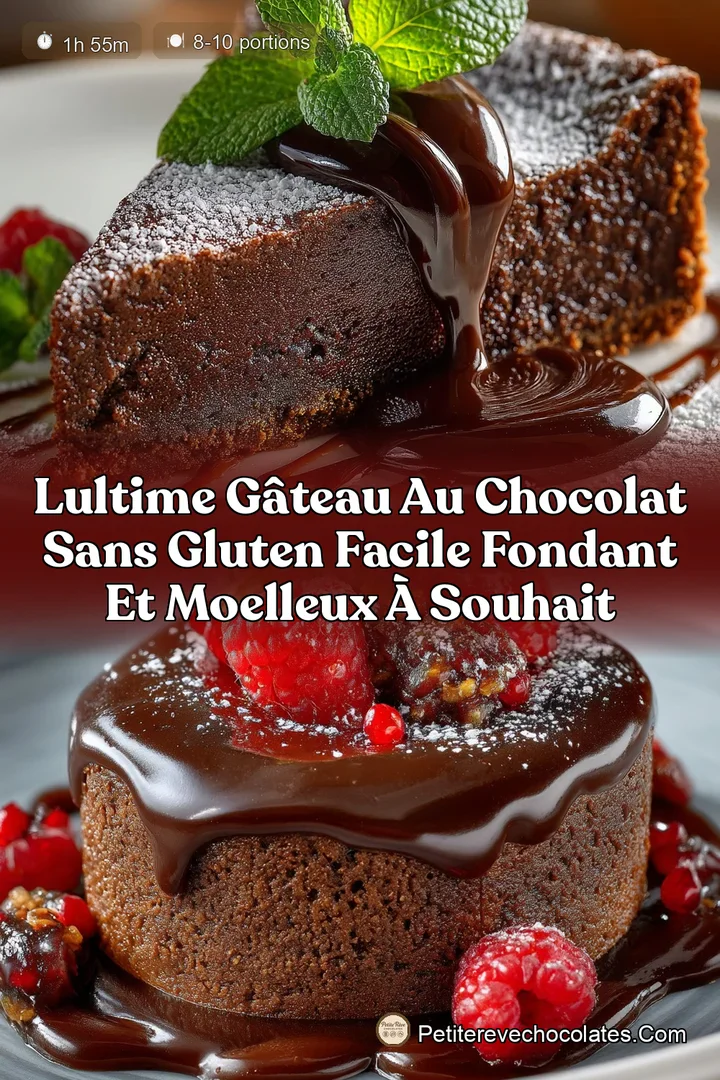 Lultime Gâteau au Chocolat Sans Gluten Facile Fondant et Moelleux à souhait