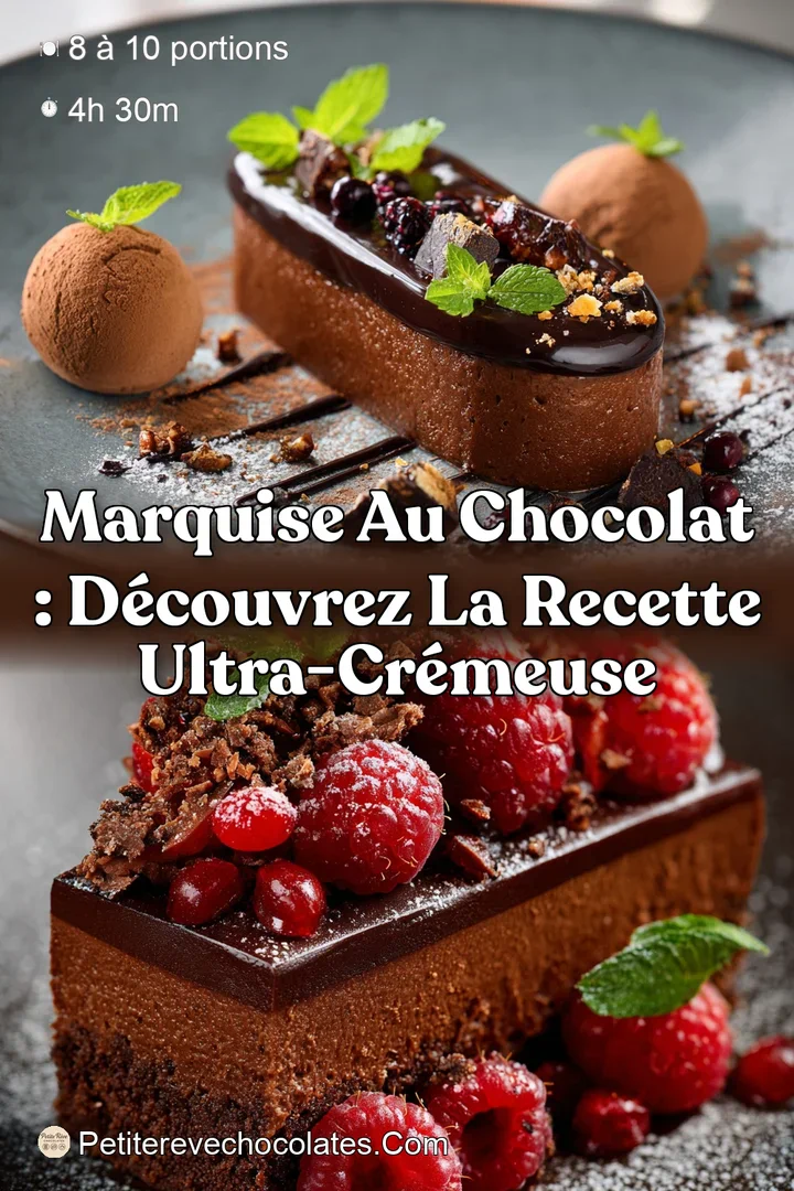 Marquise au Chocolat : D&eacute;couvrez la Recette Ultra-Cr&eacute;meuse