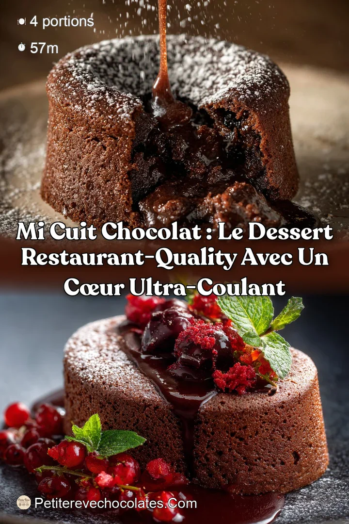 Mi Cuit Chocolat : Le dessert restaurant-quality avec un c&oelig;ur ultra-coulant