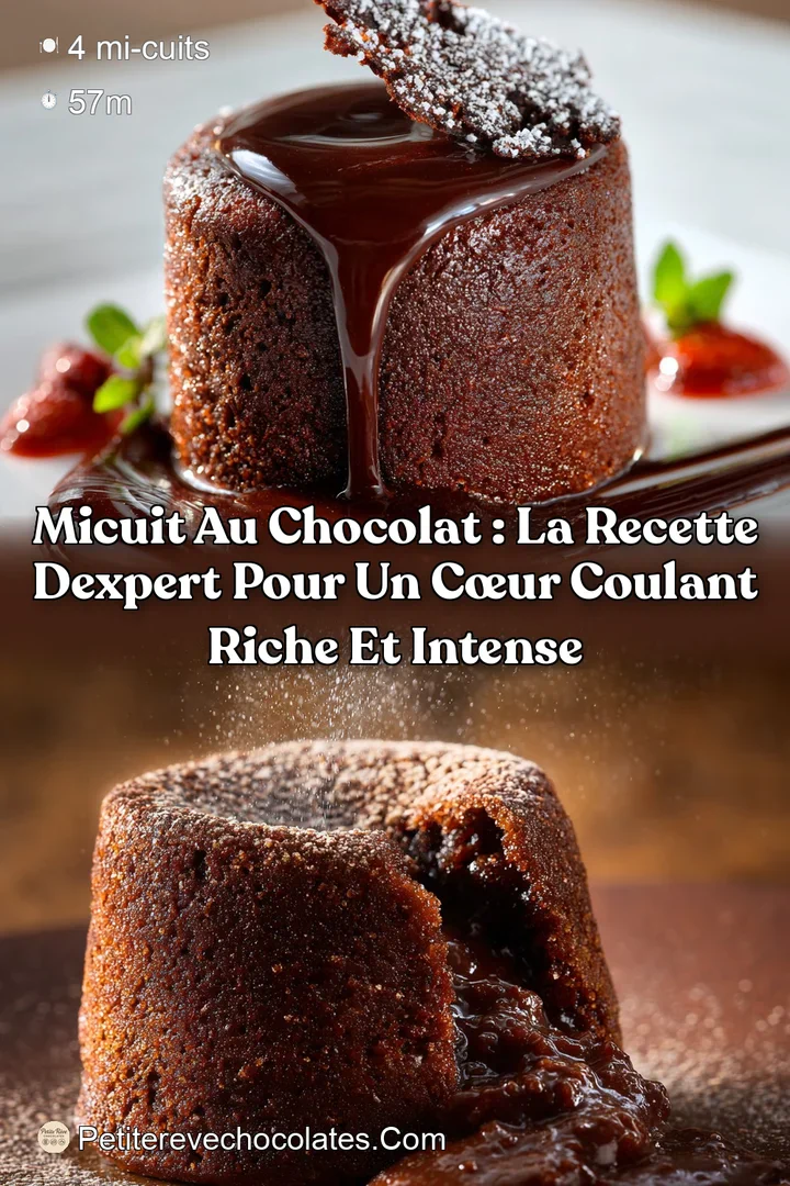 Micuit au chocolat : la recette dexpert pour un c&oelig;ur coulant riche et intense