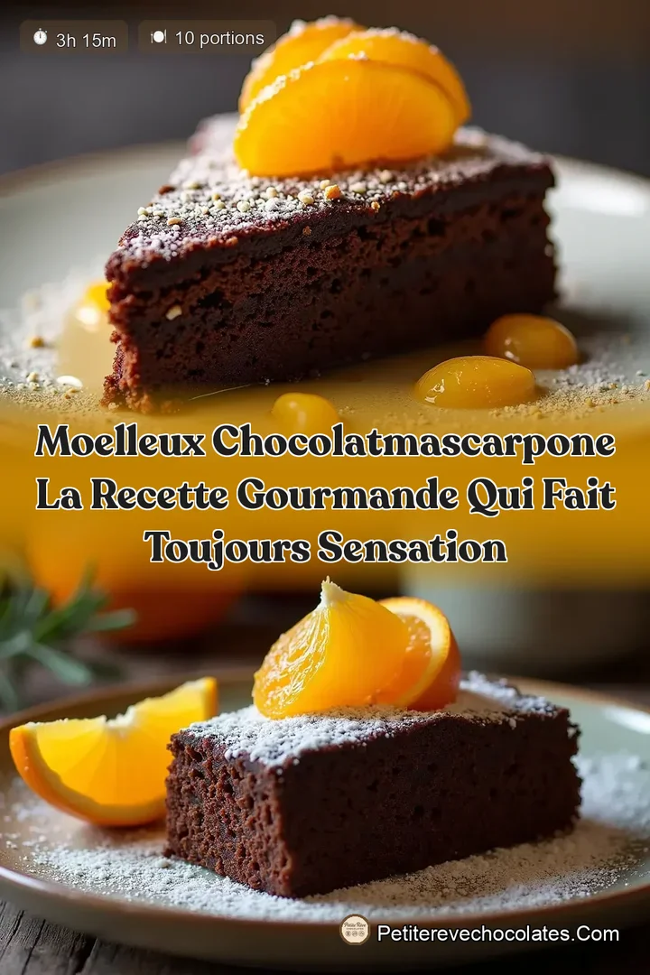 Moelleux ChocolatMascarpone La Recette Gourmande qui Fait Toujours Sensation