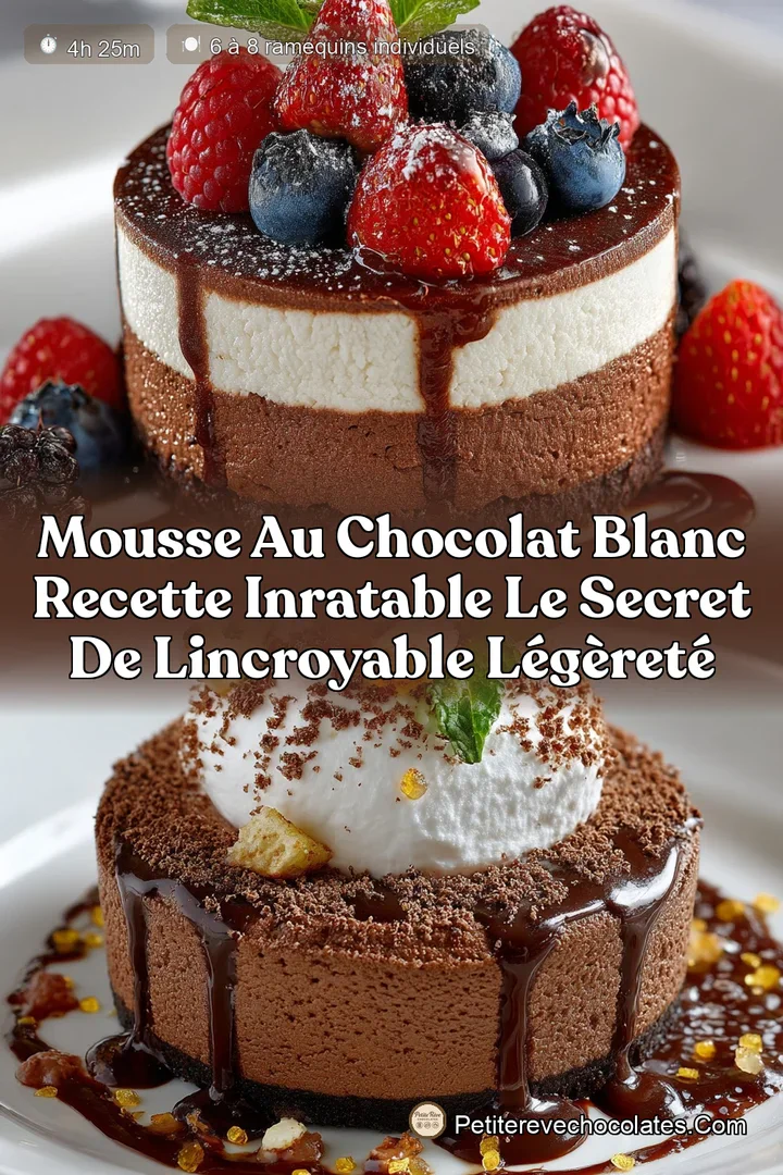 Mousse au Chocolat Blanc Recette Inratable Le secret de lincroyable légèreté