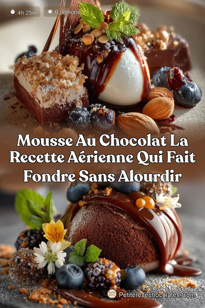 Mousse au Chocolat La Recette Aérienne Qui Fait Fondre Sans Alourdir