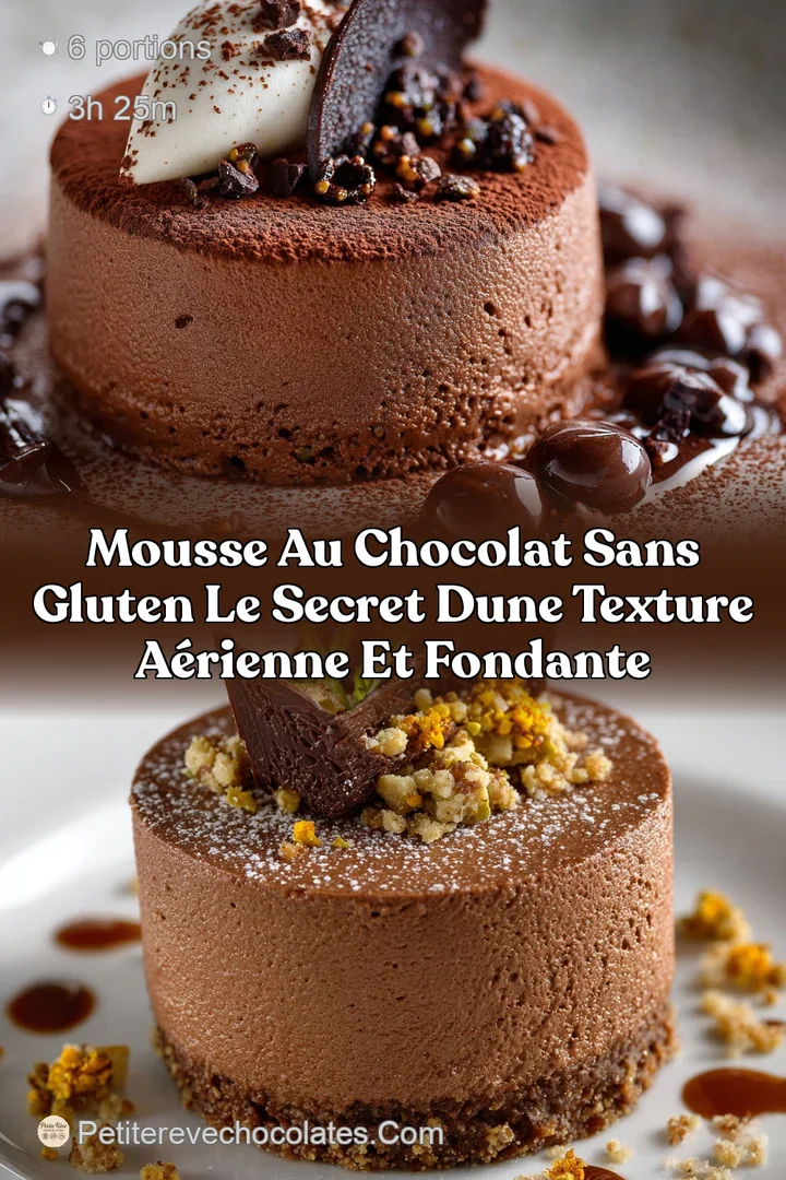 Mousse au chocolat sans gluten le secret dune texture a&eacute;rienne et fondante