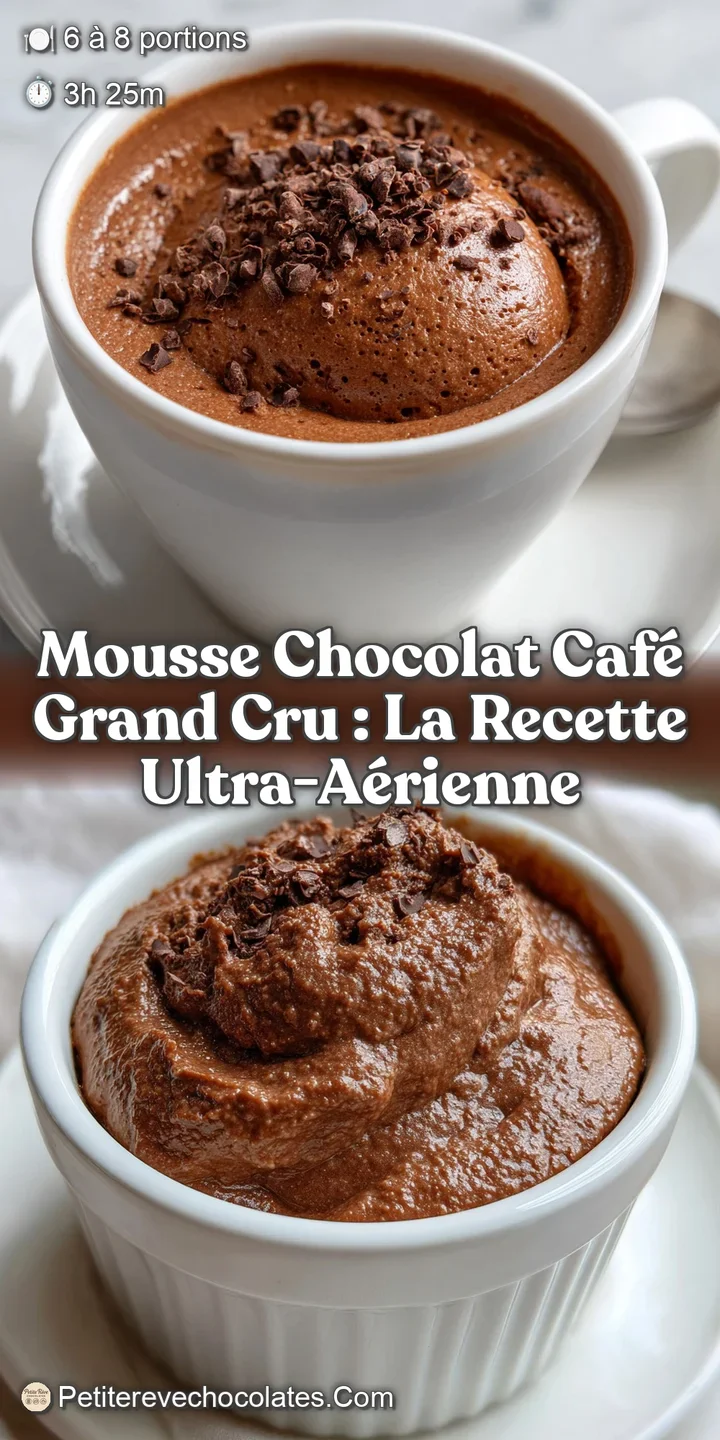 Mousse Chocolat Caf&eacute; Grand Cru : La Recette Ultra-A&eacute;rienne