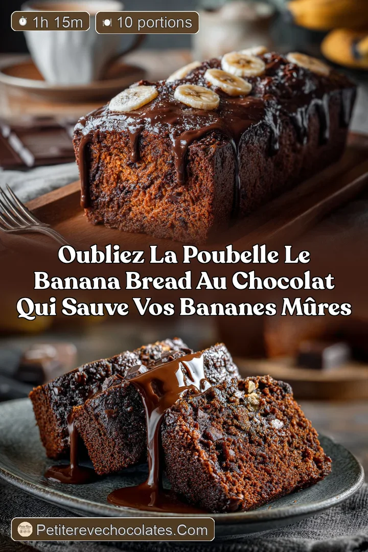 Oubliez la poubelle Le Banana Bread au Chocolat qui sauve vos bananes mûres