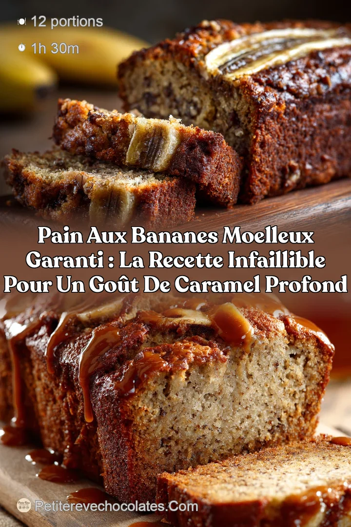 Pain aux bananes moelleux garanti : La recette infaillible pour un goût de caramel profond