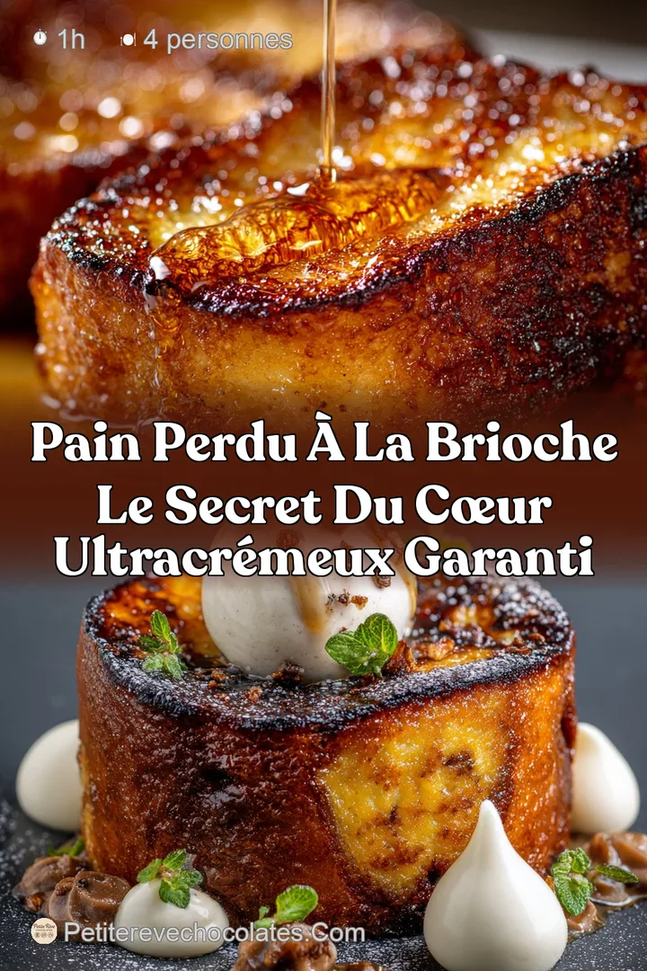 Pain Perdu à la Brioche Le secret du cœur ultracrémeux garanti