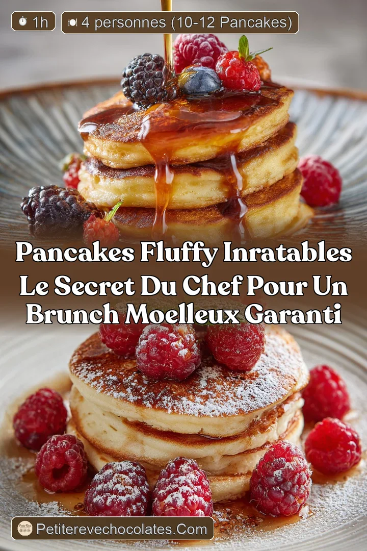 Pancakes Fluffy Inratables Le Secret du Chef pour un Brunch Moelleux Garanti