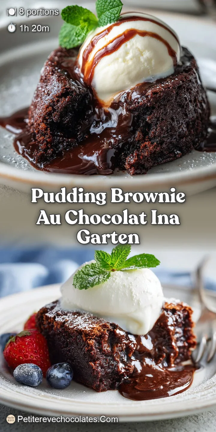 Close-up of a rich chocolate brownie, revealing a fudgy interior with bits of melted chocolate. Crispy edges and soft center.