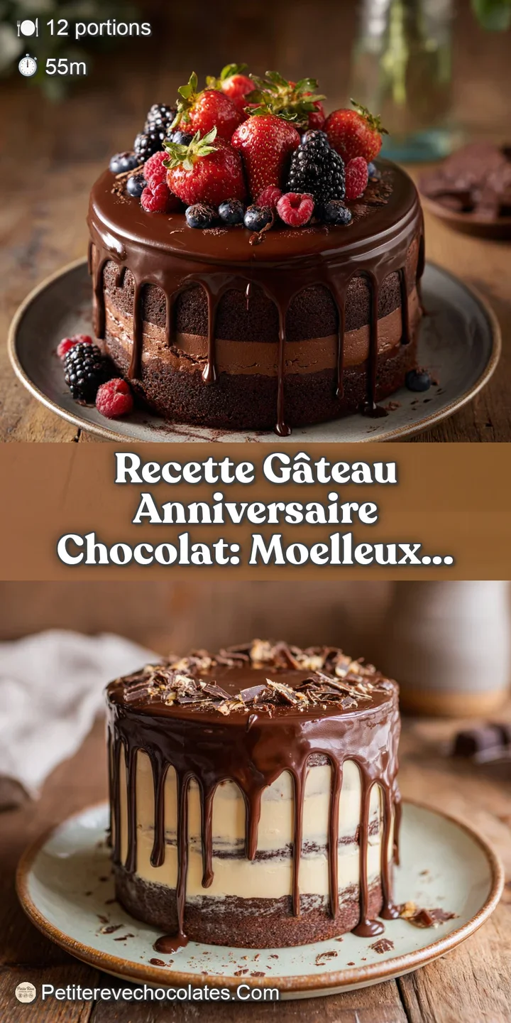 Close-up of a decadent chocolate cake, revealing a soft crumb and intensely chocolatey color, promising a melt-in-your-mou...