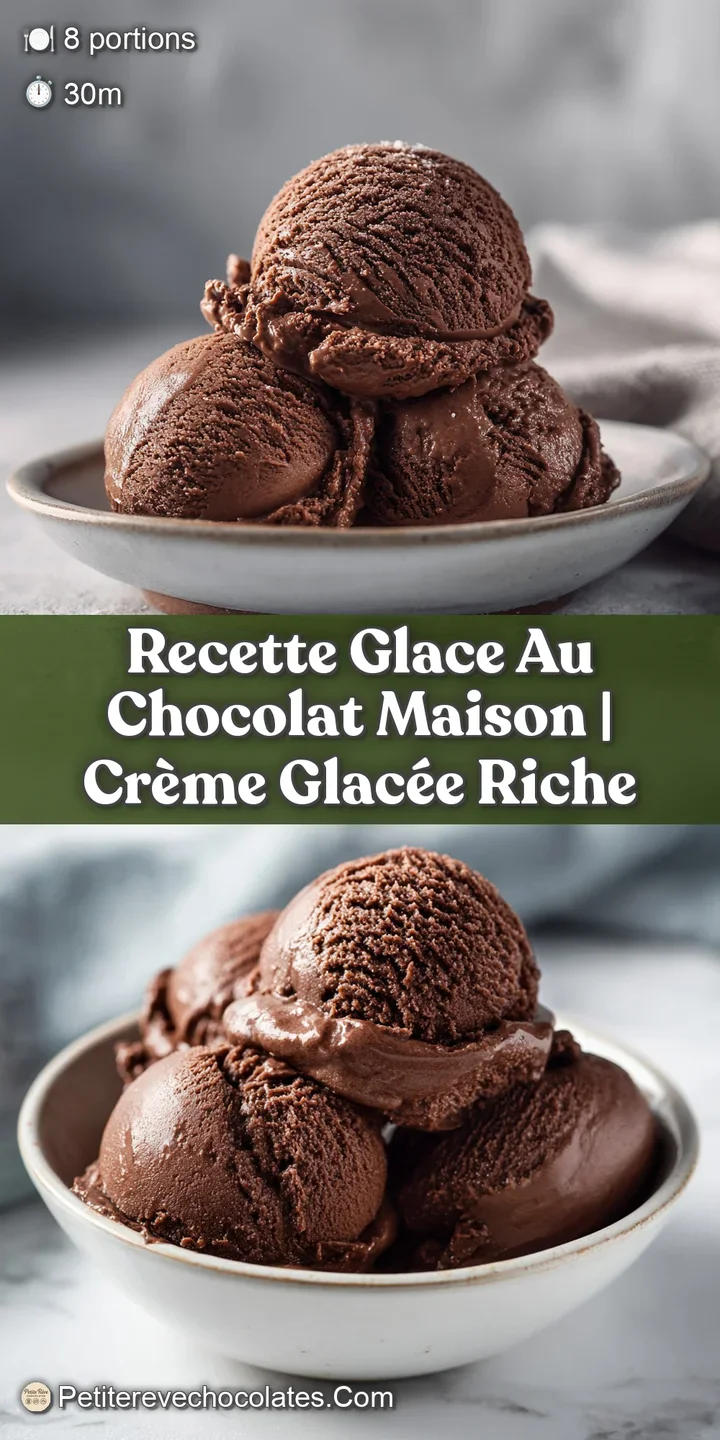 Close-up of intensely dark, smooth chocolate dessert. Rich, velvety texture with a slight glistening surface, ready to eat.