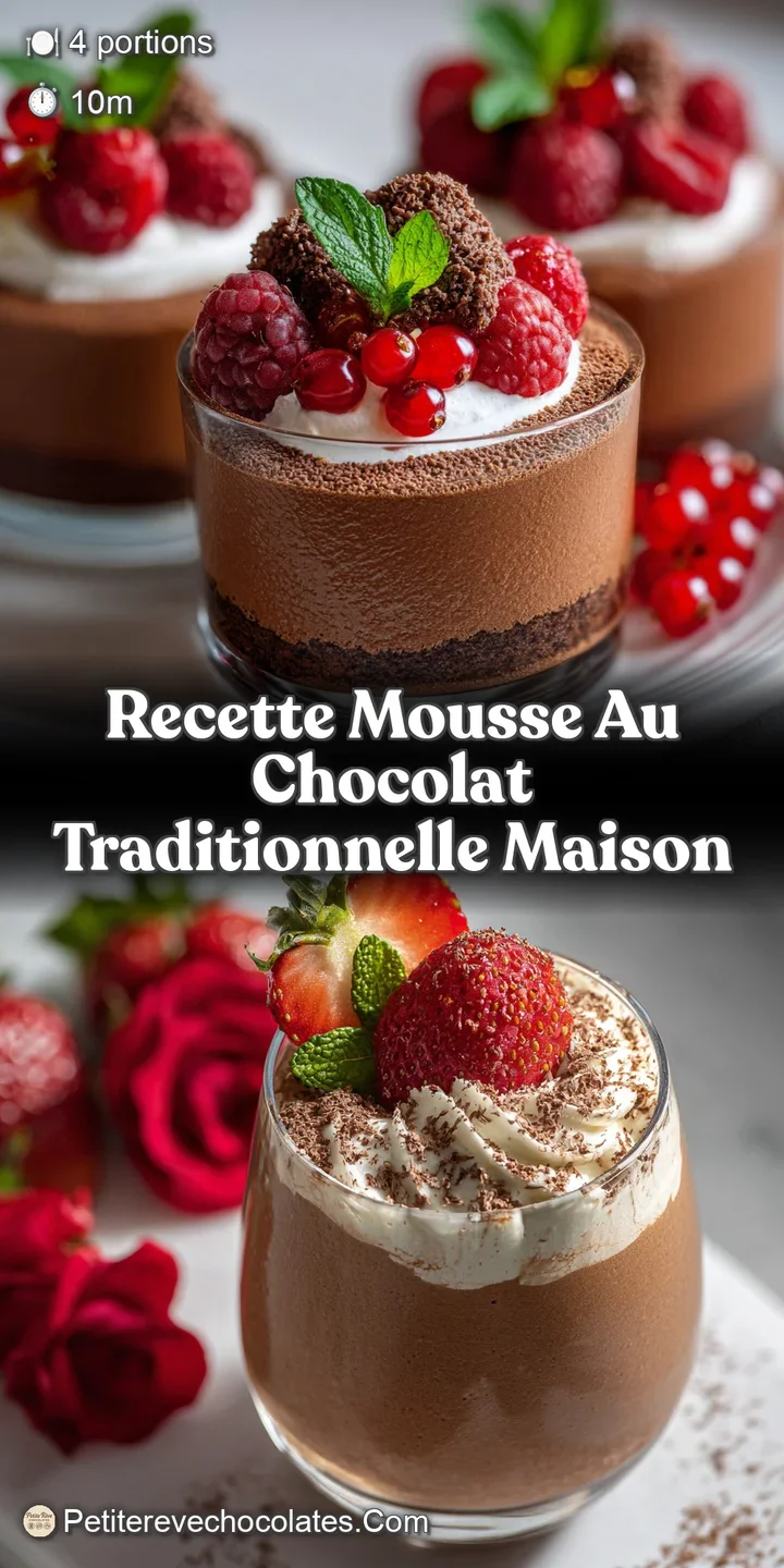 A close-up reveals the intensely dark and airy texture of chocolate mousse, hinting at its bittersweet and melt-in-your-mo...