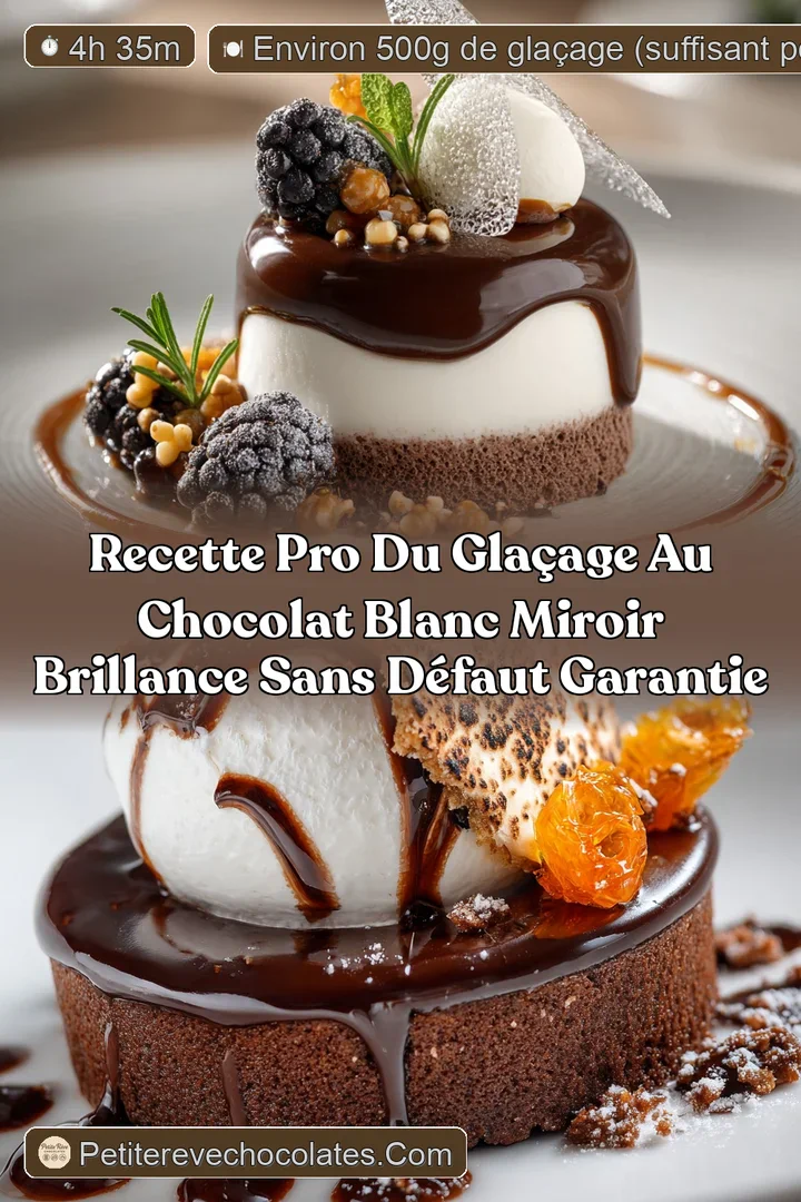 Recette pro du Gla&ccedil;age au Chocolat Blanc Miroir Brillance sans d&eacute;faut garantie
