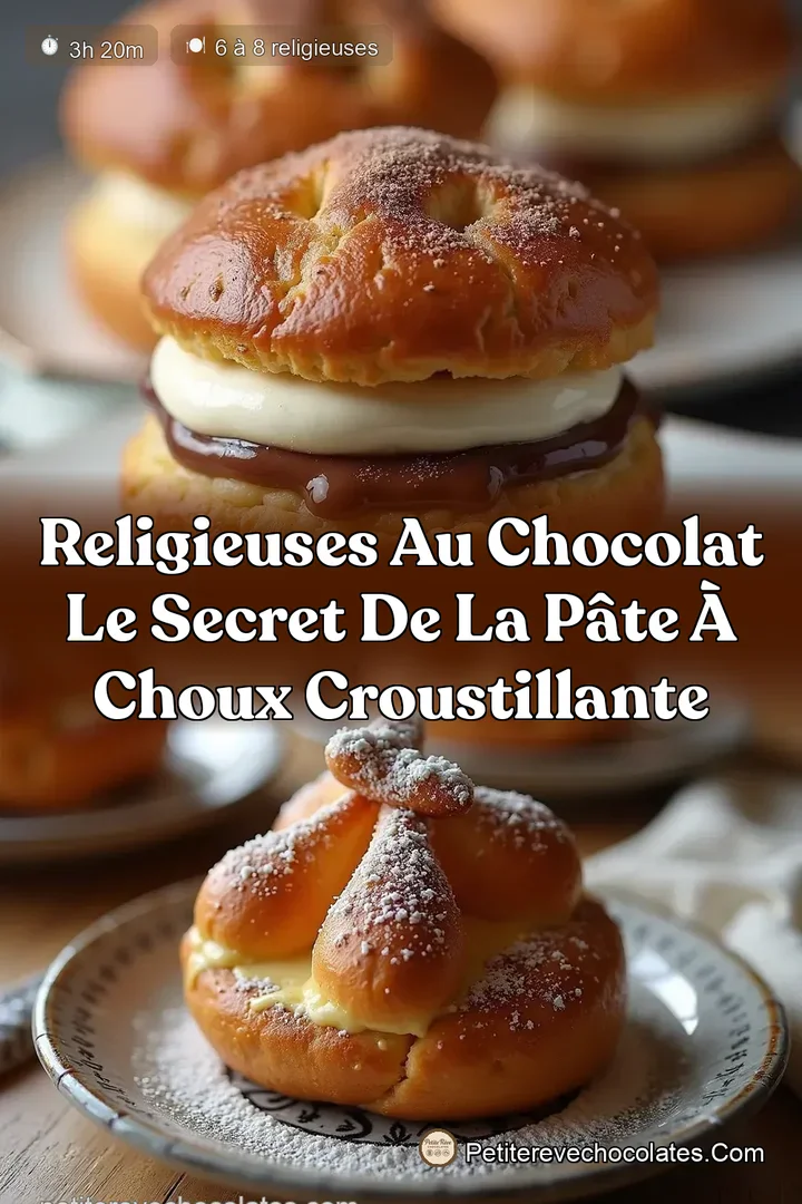 Religieuses au Chocolat Le Secret de la Pâte à Choux Croustillante