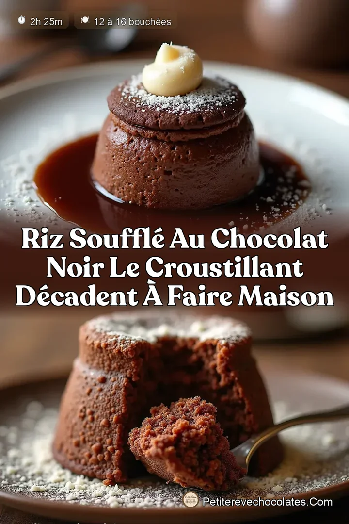 Riz Soufflé au Chocolat Noir Le Croustillant Décadent à Faire Maison