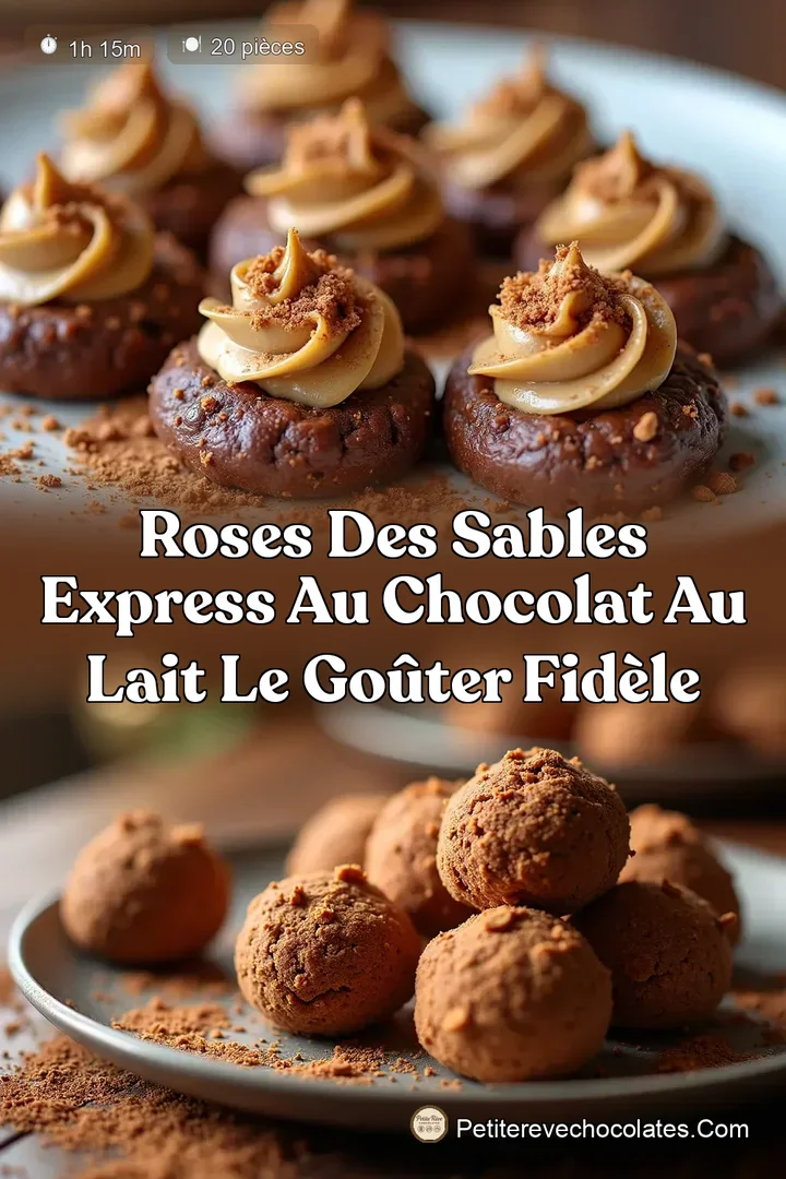Roses des Sables Express au Chocolat au Lait Le Go&ucirc;ter Fid&egrave;le