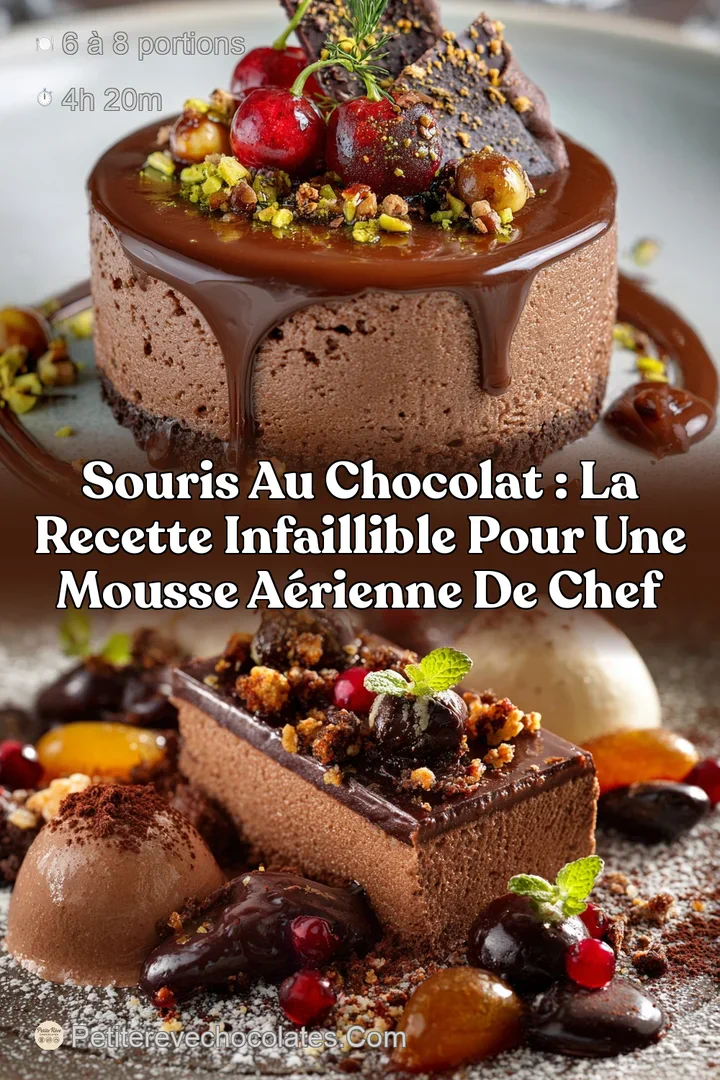 Souris au chocolat : La recette infaillible pour une mousse aérienne de Chef