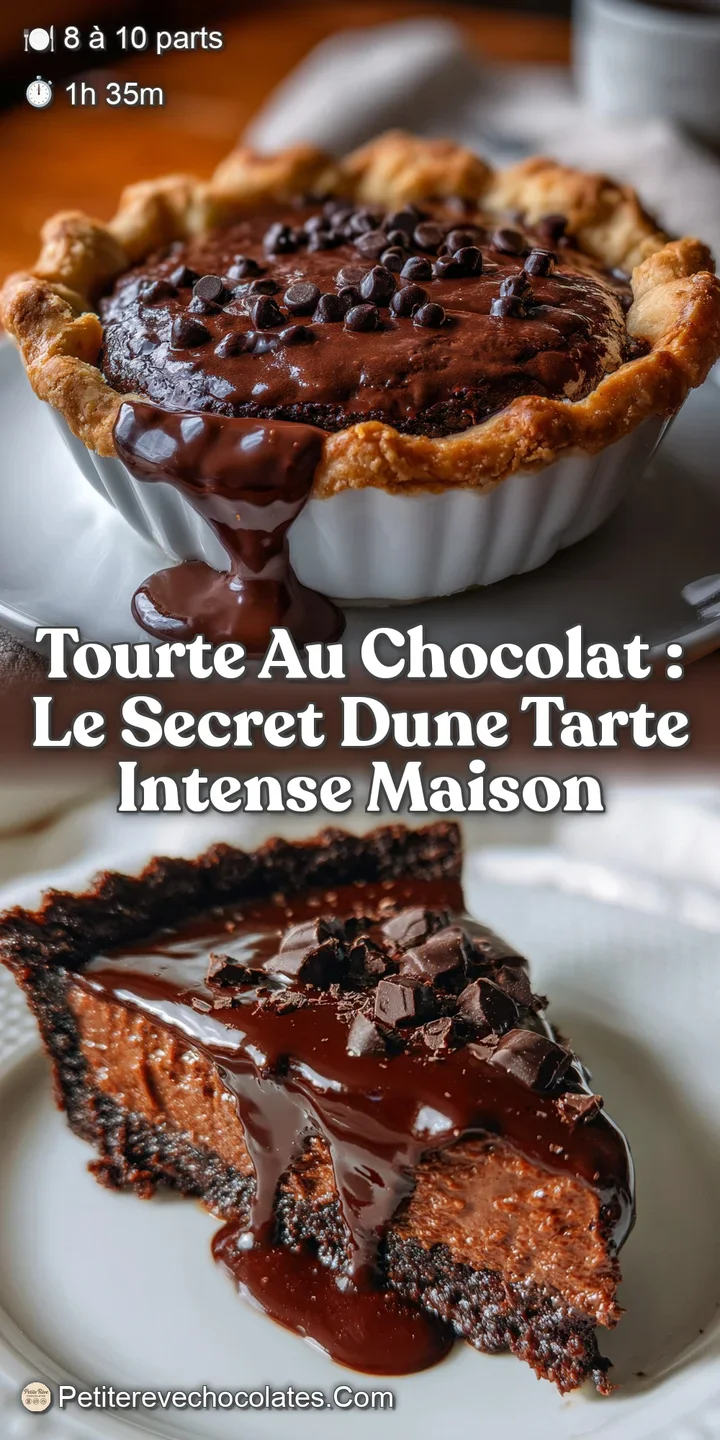 Tourte au chocolat : Le secret dune Tarte Intense Maison